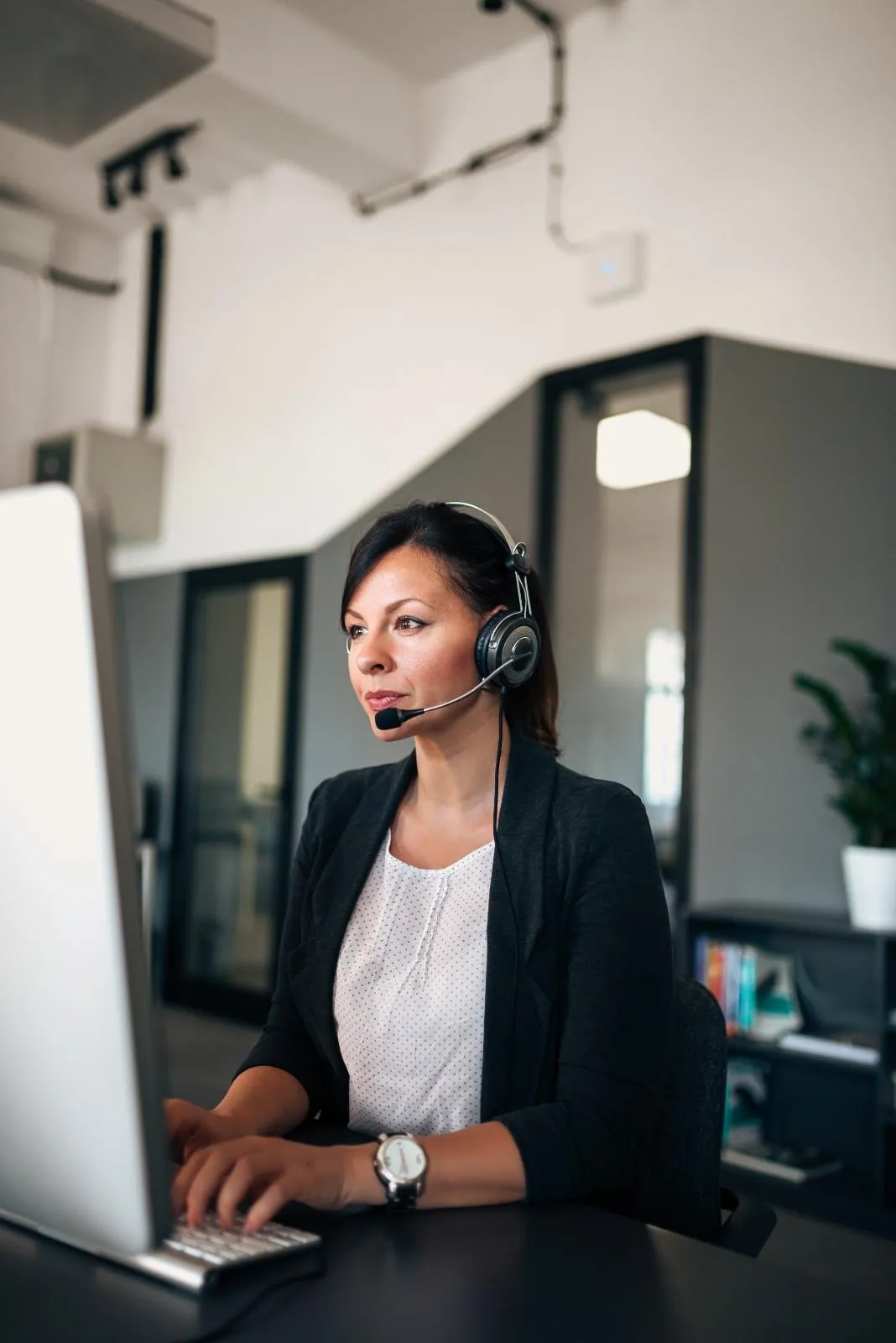 Person reviewing insurance paperwork